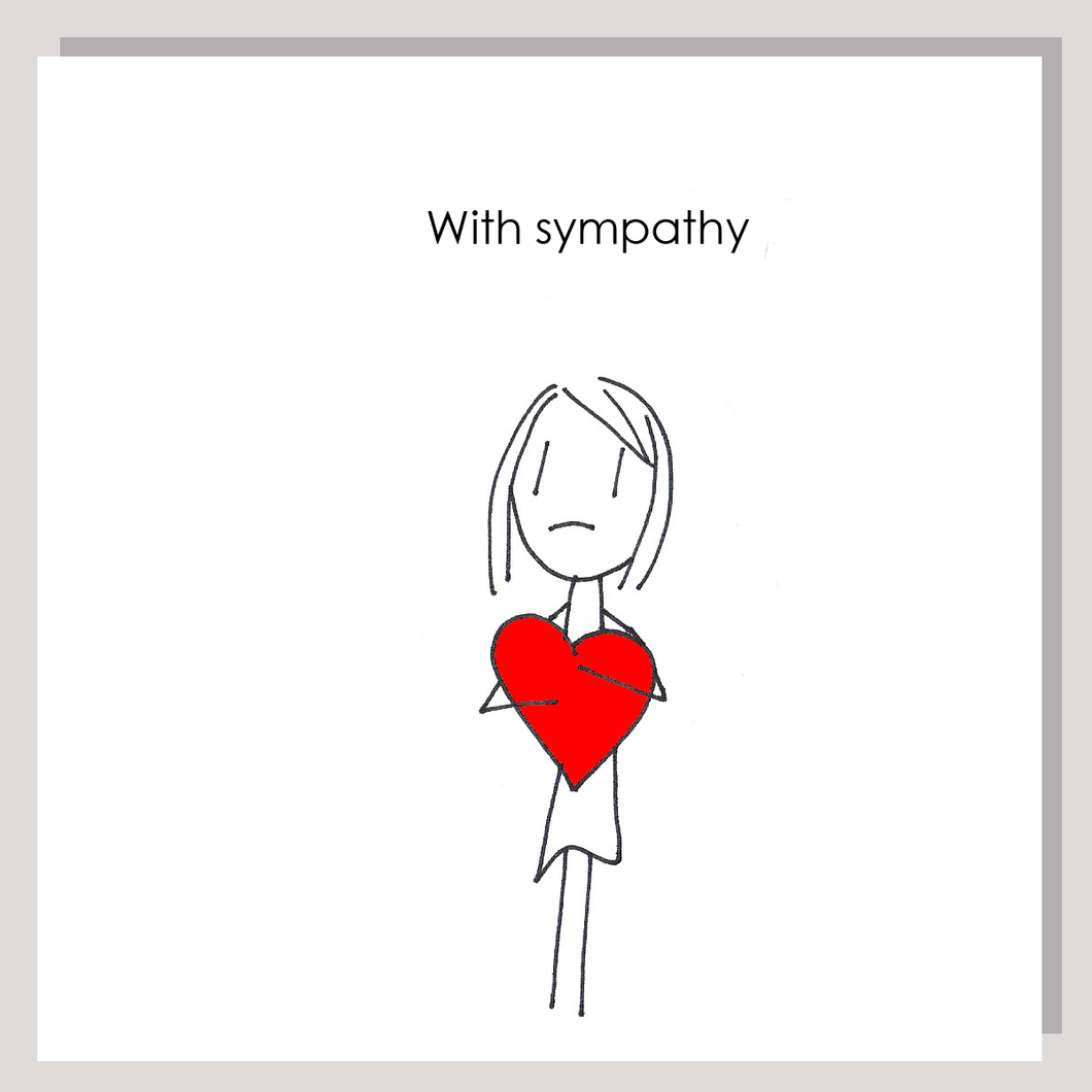 Sympathy card female