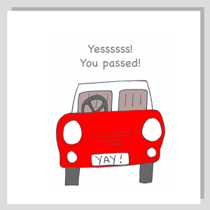 'You passed' card